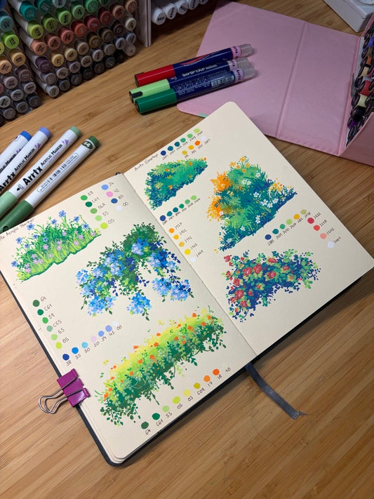 Les Parenthèses Créative: Explorez les markers acryliques